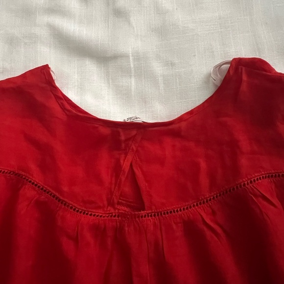 Nanette Lepore Vibrant Red Blouse - Picture 2 of 3